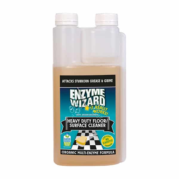 EWHD1L | Enzyme Wizard Heavy Duty Floor Surface Cleaner 1L Twin Bottle image 0