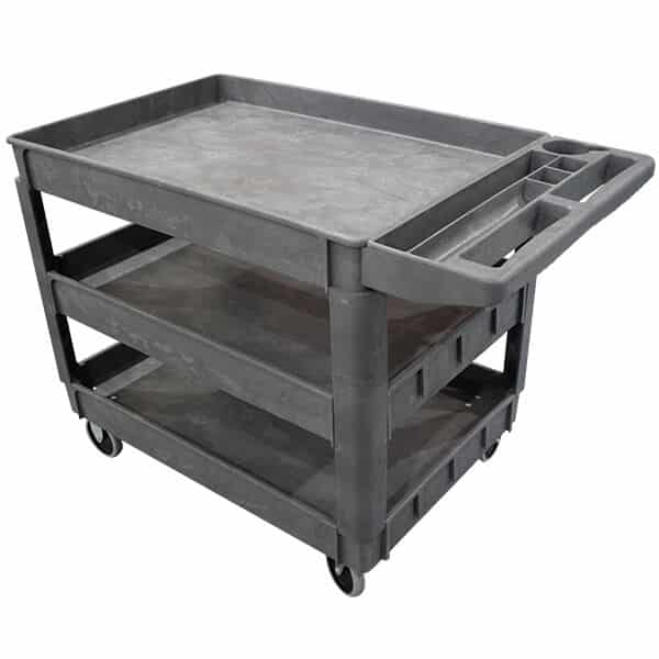 Plastic Stock Picker Trolley 3 Shelf | SPR007 image 0
