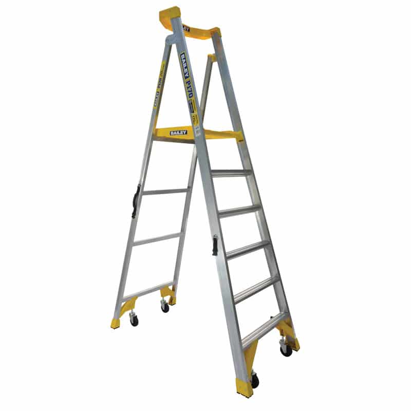 Bailey Aluminium Platform 6 Step Ladder 170KG | P170-6 FS13541 image 0