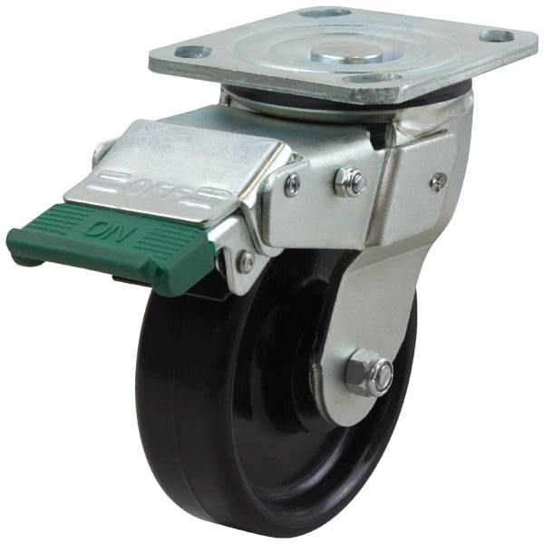 Richmond Castor Swivel with 125mm Nylon Wheel and Directional Lock (S5535D) image 0