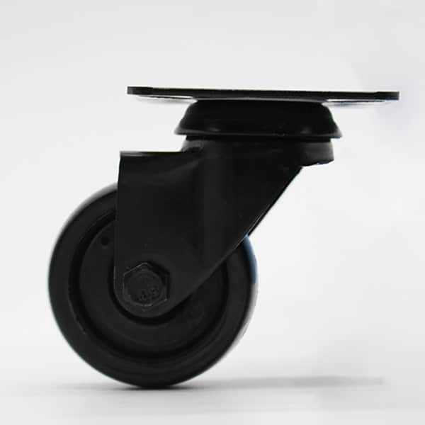 50mm Black Nylon Wheel 30kg Capacity Swivel Castor (S2212) image 1