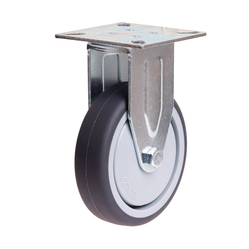 Richmond Castor Rigid with Institutional Rubber 100mm Wheel (R4711) image 0
