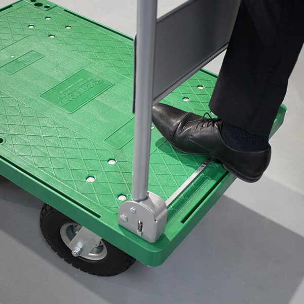 Folding 920X610 Platform Trolley with 215mm Puncture Proof Wheels (FPR002) image 1