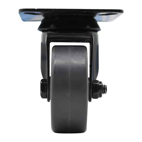 50mm Grey Rubber Wheel 30kg Capacity Swivel Castor (S2214) image 1