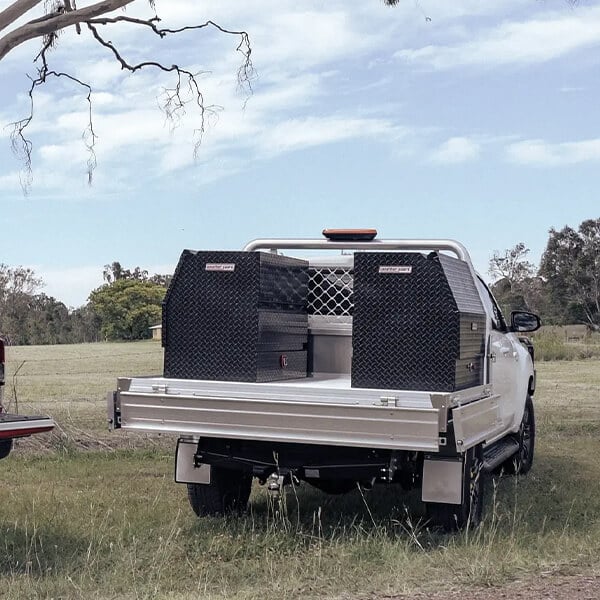 WEATHER GUARD Black Aluminium Upright Ute Box 1500 x 600 x 800mm (UT10010-BK) image 5