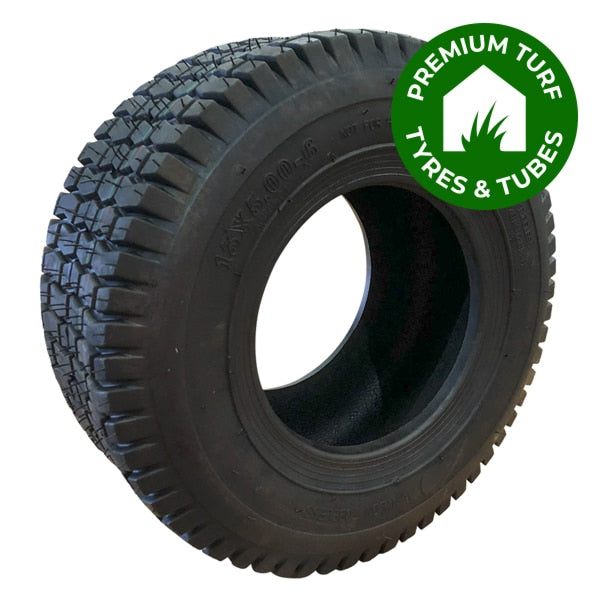 13 X 5.00-6 4PR Tubeless Block Tread Pattern Mower Tyre (TY13-500-6TUR) image 0