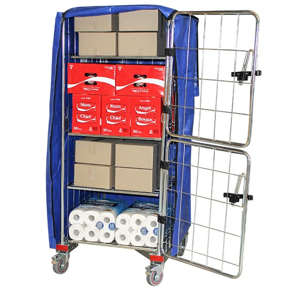 4 Sided Roll Cage with 2 Half Doors + 1 Full Door - Z Base (RCR411) image 15