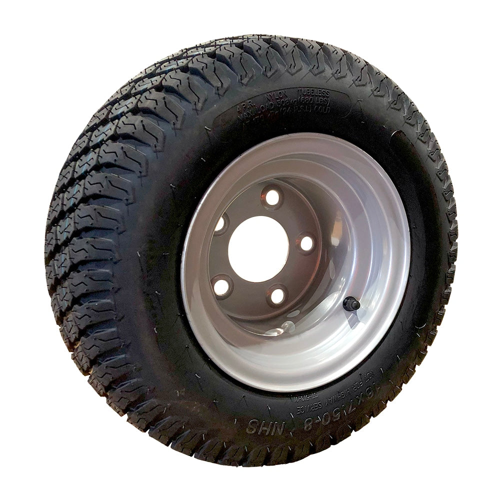 16 X 7.50-8 Pneumatic Wheel With Ford 5 Stud Pattern Rim And Premium Turf Tyre (PN16-750-8FD) image 0