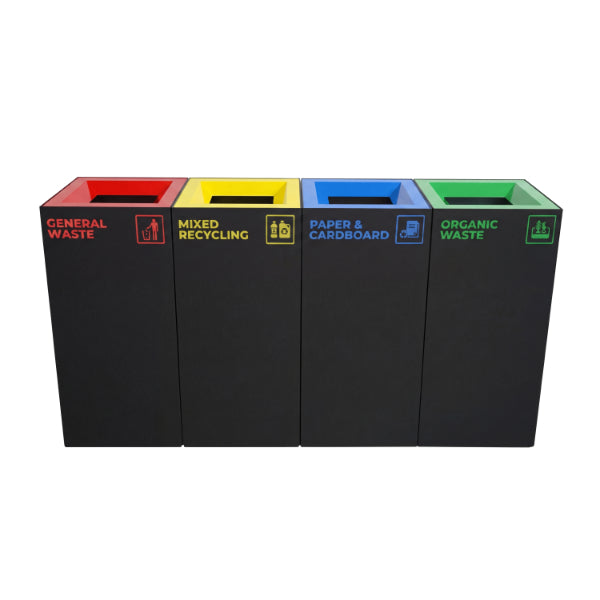 Waste Recycling Station Kit – General, Recyling, Paper & Organic Waste (WRSKT002)