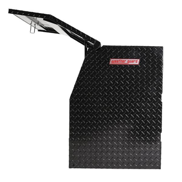WEATHER GUARD Black Aluminium Upright Ute Box 1500 x 600 x 800mm (UT10010-BK) image 1