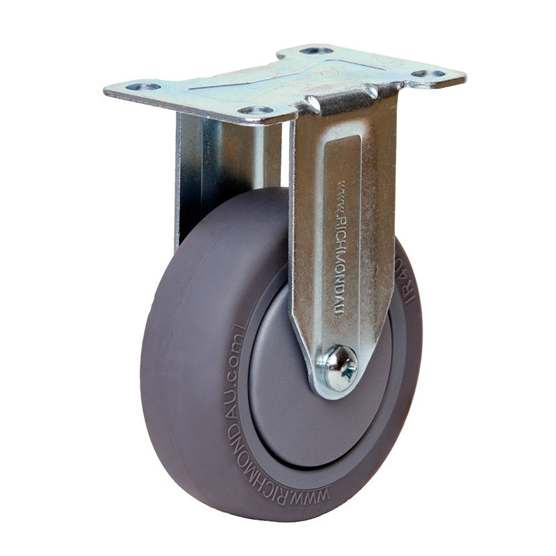 Richmond Castor Rigid with Institutional Rubber 100mm Wheel (R4426) image 0