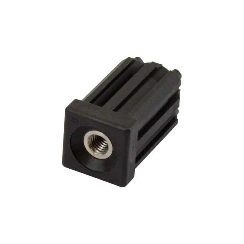 Square M8 Threaded Stainless Steel Insert | TIR25SQM08SS image 0