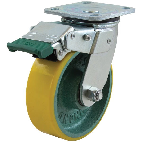 Richmond Castor Swivel with 150mm Polyurethane Tyred Wheel and Directional Lock (S6648D) image 0