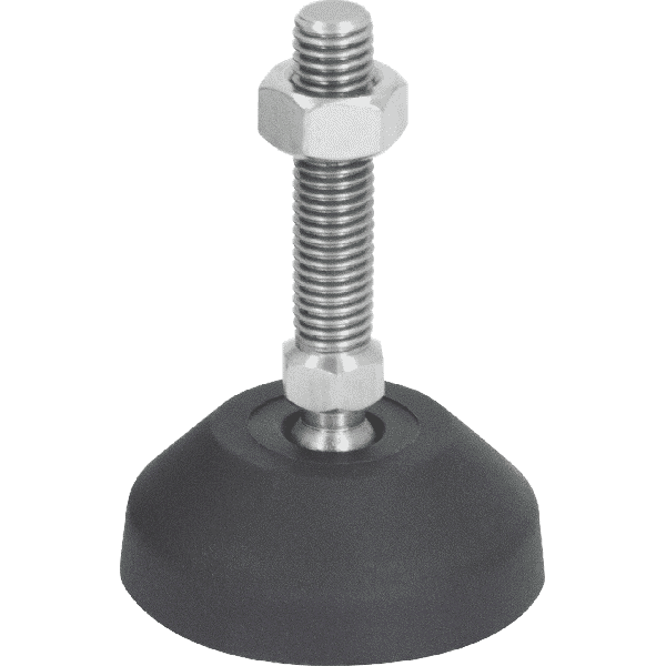 M12 Stainless Steel Ball Joint Adjustable Levelling Feet | LVR601250SSS image 0