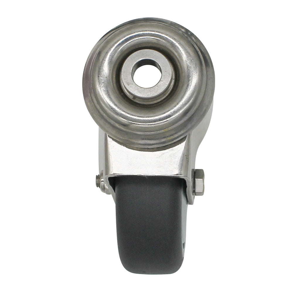 75mm Rubber Wheel 50kg Capacity Stainless Steel Castor (S3728) image 2