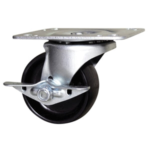 75mm Nylon Wheel 80/60kg Capacity Refrigeration Castor (S3296B) image 0