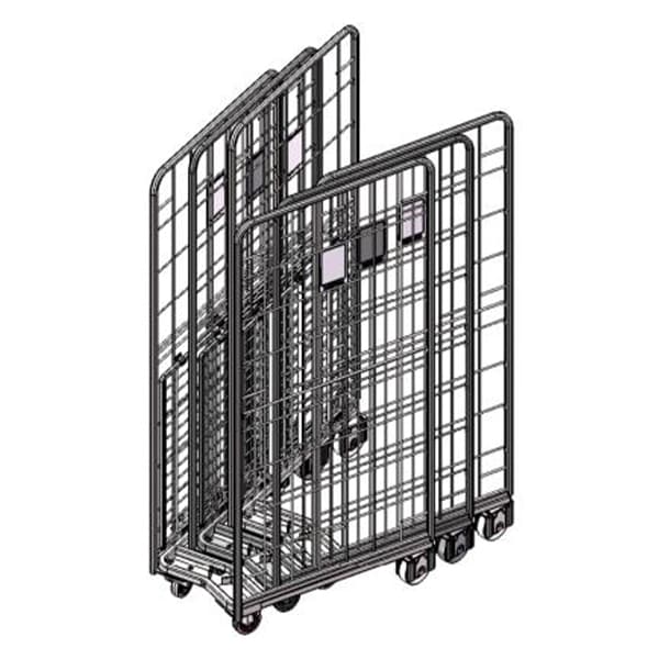 3 Sided Roll Cage with 1 Full Door – A-Base (RCR300) image 2