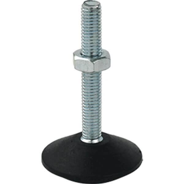 M8 Mild Steel Fixed Foot Adjustable Levelling Feet | LVR051 image 0
