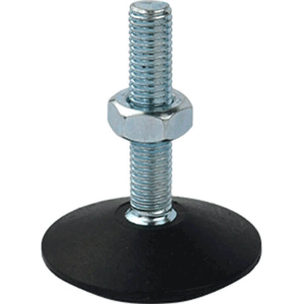 M10 Mild Steel Fixed Foot Adjustable Levelling Feet | LVR052 image 0