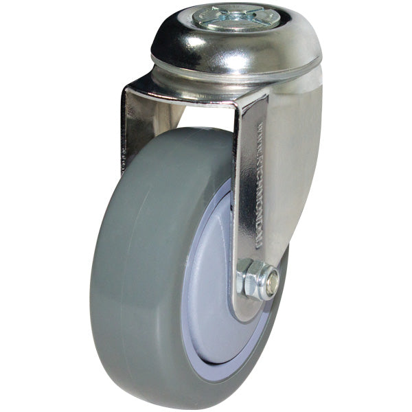 Richmond Castor Swivel with Polyurethane 100mm Wheel (S4481) image 0