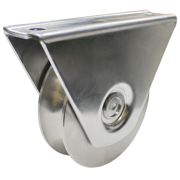 88mm Stainless Steel Bottom Mount Gate Track Wheel (GTR239) image 0