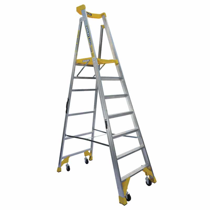 Bailey Aluminium Platform 7 Step Ladder 170KG | P170-7 FS13542 image 0