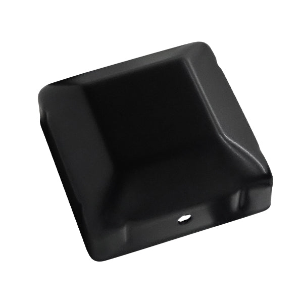 Square Black Steel Post Cap to Suit 50mm Square Posts | GTR309 image 0