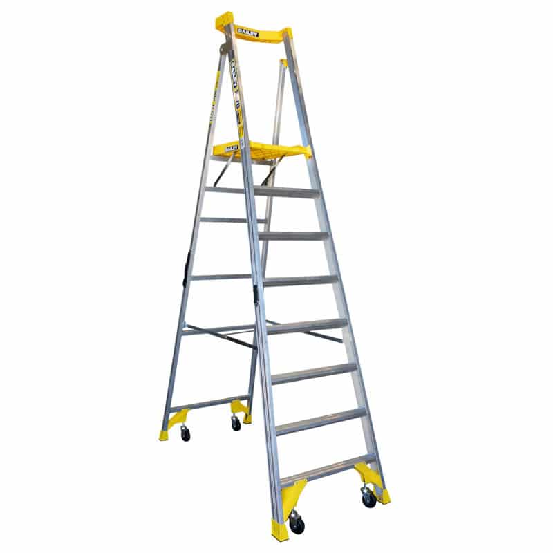 Bailey Aluminium Platform 8 Step Ladder 170KG | P170-8 FS13543 image 0