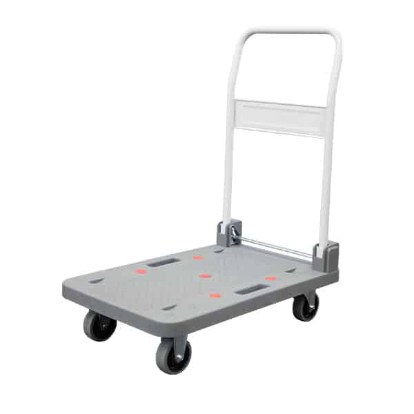 Grey Folding 740x468mm Platform Trolley (PFR024) image 0