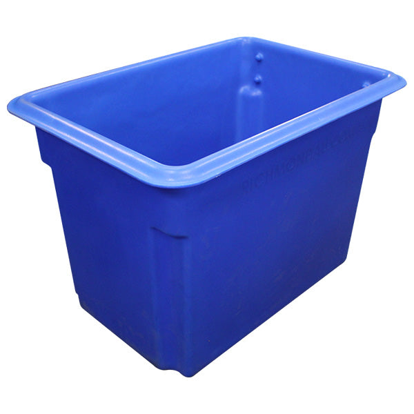 Blue 150L Tapered Rotationally Moulded Plastic Tub (RTR150BLU) image 0