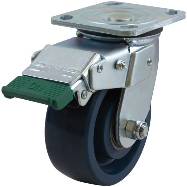 Richmond Castor Swivel with 125mm Solid Polyurethane Wheel and Directional Lock (S5594D) image 0