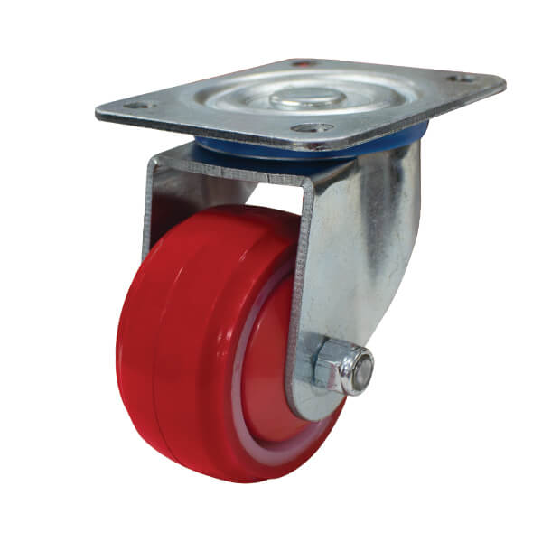 80mm Poly/Nylon Wheel 100kg Capacity Castor (S3602) image 0