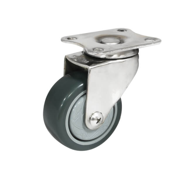 50mm S/S Swivel Poly Nylon Wheel Castor (S260) image 0