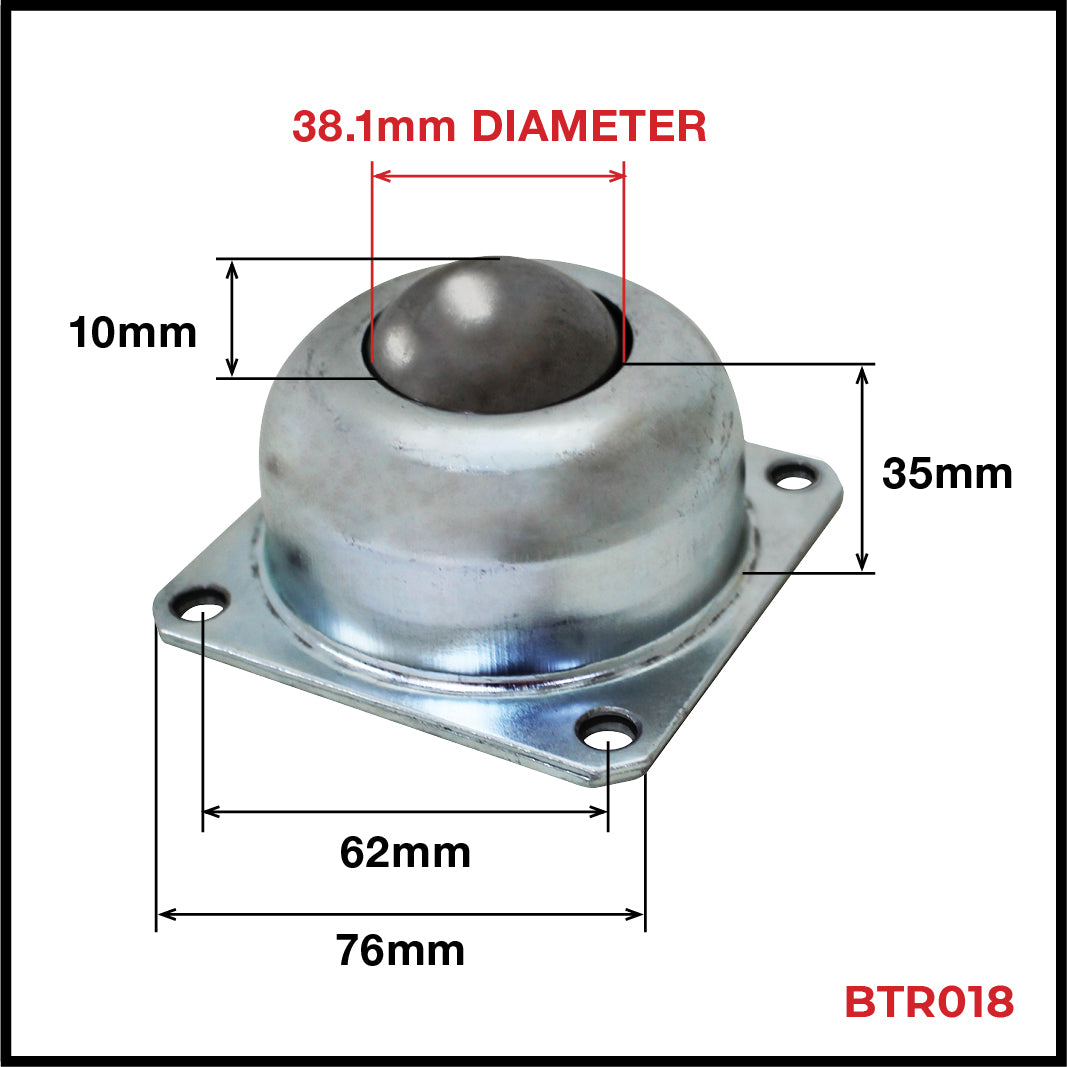 Richmond Mild Steel Ball Transfers 90kg Capacity | BTR018 image 1