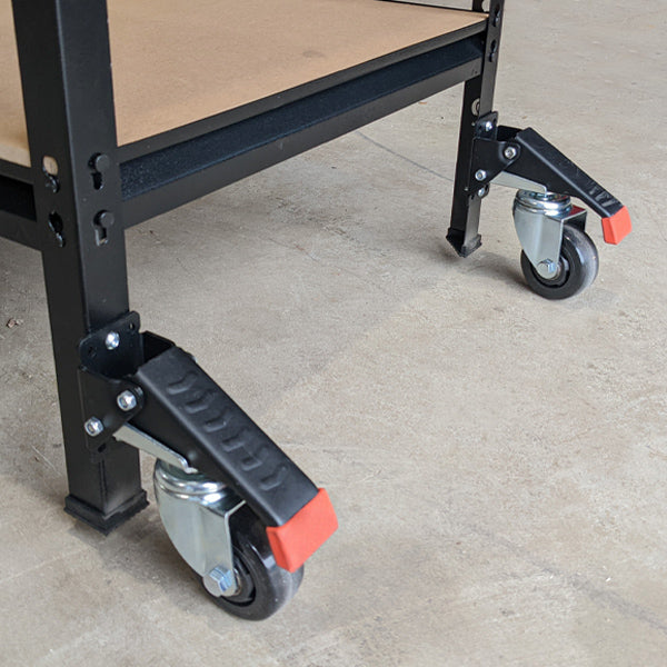 Workbench Castors Kit - Fixed Mounting Plates (WBC001SET) image 6