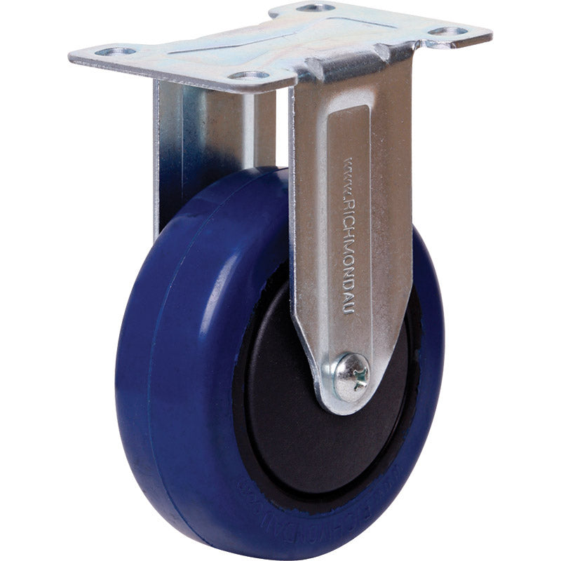 Richmond Castor Rigid with Rebound Rubber 100mm Wheel (R4405) image 0