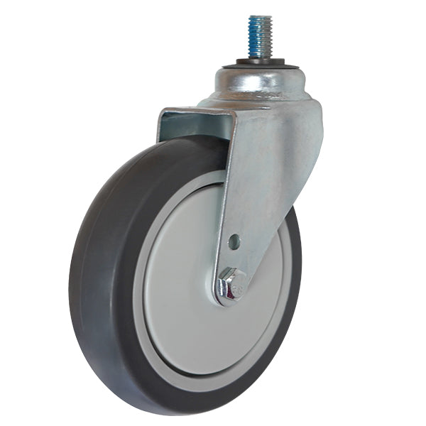 125mm Thermoplastic Rubber Shopping Trolley Castor (S5160) image 0