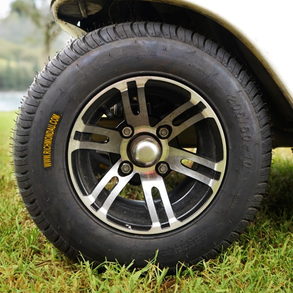 205/50-10 Pneumatic Golf Buggy Wheel With Mini 4 Stud Pattern Aluminium Rim And Golf Buggy Tyre (PN205-50-10MN) image 4