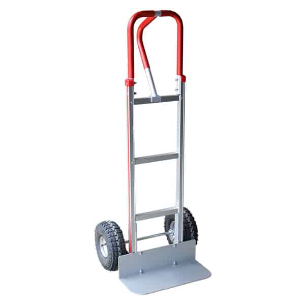 Aluminium P-Handle Pneumatic Carton Hand Trolley (CTR018) image 0