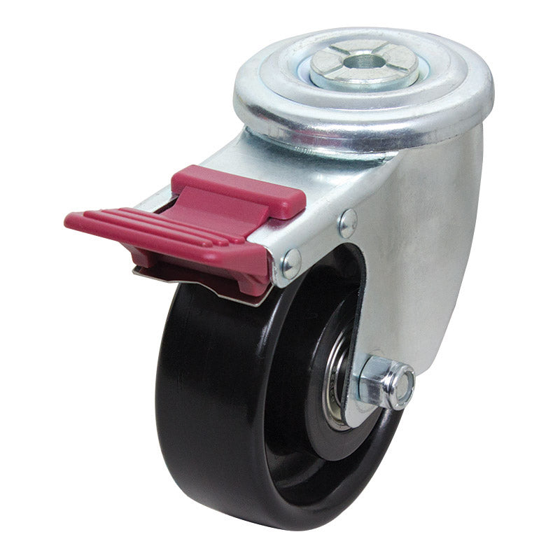 Richmond Castor Swivel with Nylon 100mm Wheel and Brake (S4224B) image 0