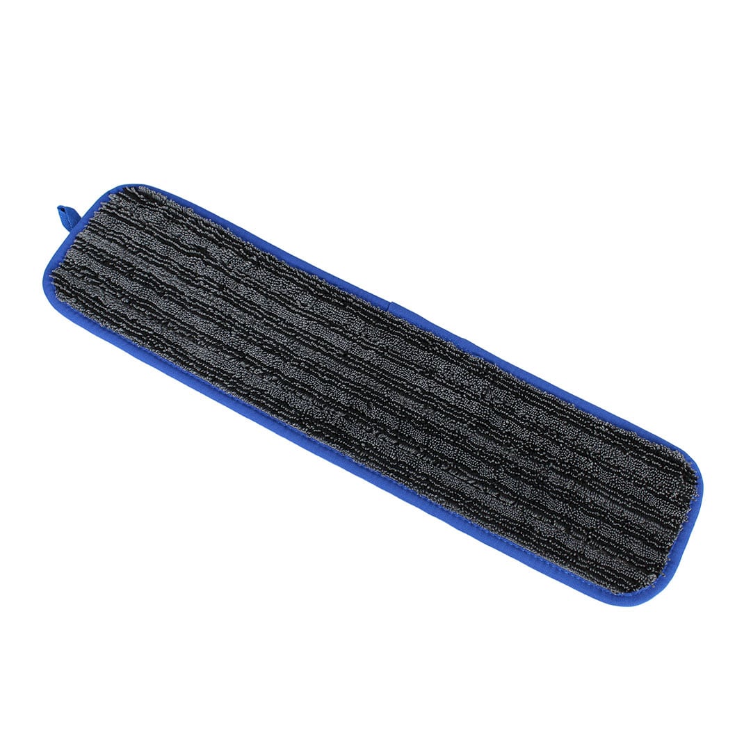 SABCO ULTRACLEAN MICROFIBRE ANTIBACTERIAL FLAT MOP PAD 10PK-BLUE (SABC-1267B) image 0