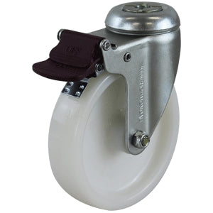 Richmond Castor Swivel with 125mm Nylon Wheel and Brake (S5585B) image 0