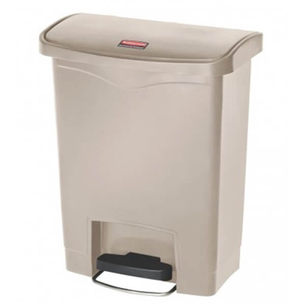 Rubbermaid Slim Jim Front Step On - 30 Litre Beige Colour | R1883456 image 0