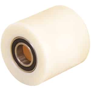 82 x 82mm Nylon Roller | 25mm Axle Diameter (NY418-M25WHT) image 0