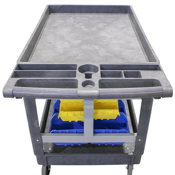 250kg 2 Warehouse Order Picker Trolley 1185x650x855mm (SPR006) image 1