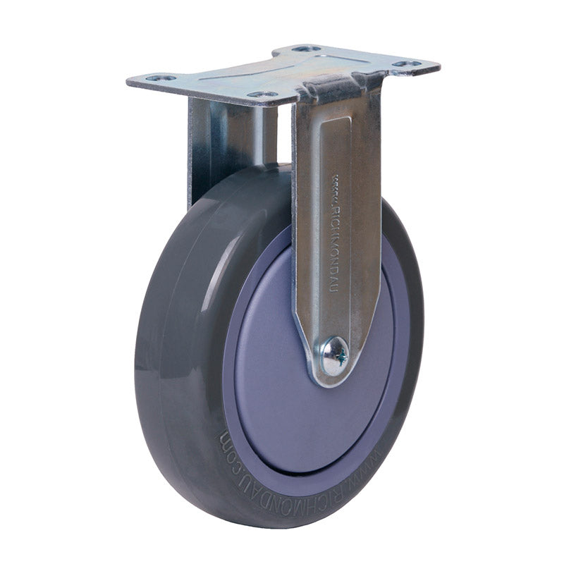 Richmond Castor Rigid with 125mm Polyurethane Wheel (R5523) image 0