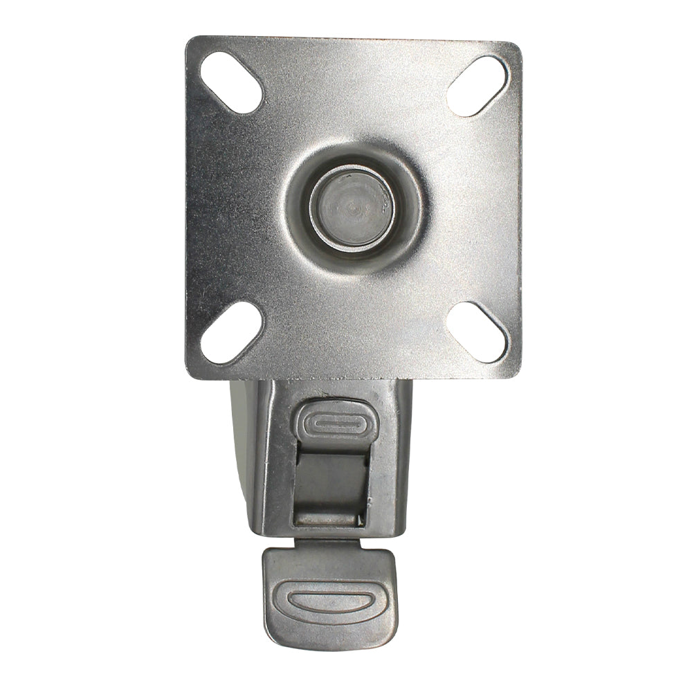100mm Nylon Wheel 70kg Capacity Stainless Steel Brake Castor (S4730B) image 2