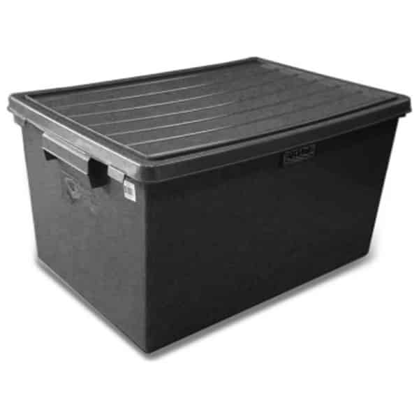 Stashaway Bin and Lid 40L Black | 342BELP054BLK image 0