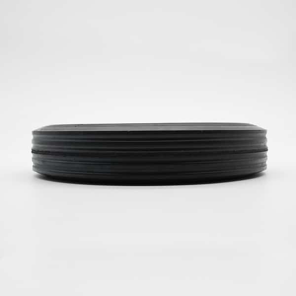 200mm Rubber On Nylon PL Bore Black Tyre Richmond Wheel | RN8874-50 image 3
