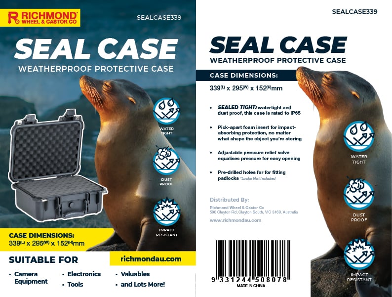 Seal Case – 339x295x152mm Weatherproof Equipment Case (SEALCASE339) image 12